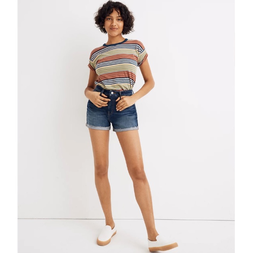 Madewell Curvy High-Rise Denim Shorts in Canterdale Wash 29